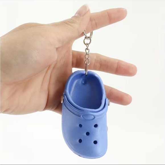 NEW Croc Clog bag charm key chain PINK - Picture 3 of 4